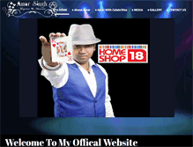 Tablet Screenshot of magicianamar.com